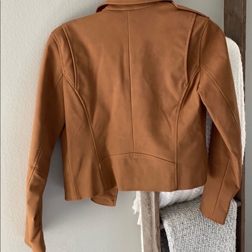 Women's Nine West Faux-Leather Biker Moto Jacket - Picture 4 of 4